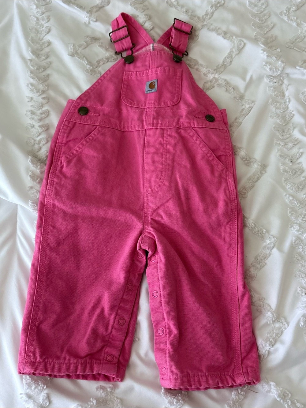 Carhartt Hot Pink Kids' Overalls